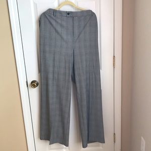 Universal Standard Wide Leg Emma Plaid Trouser